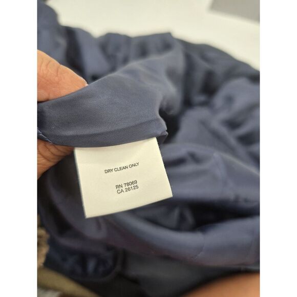 Mens Callaway Golf Collection Jacket XL Navy‎ Spun Twill Lined Button Up Coat - Picture 9 of 11